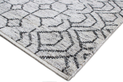 Finite Mosaics, Celestial Chimera Area Rug, Gray & Black