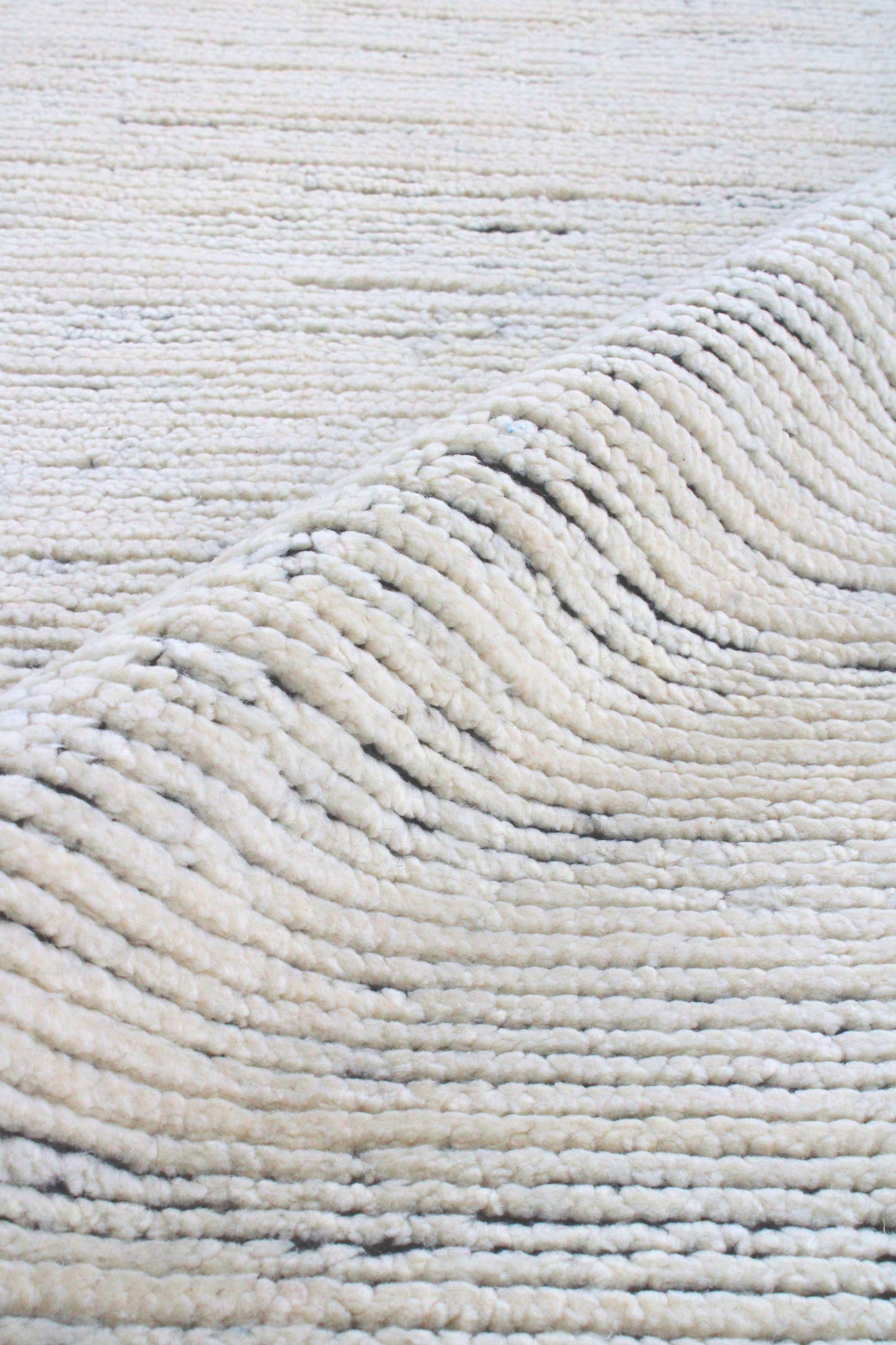 Finite Mosaics, Chronos Threads Area Rug, Ivory