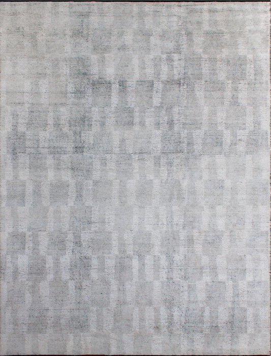 Finite Mosaics, Muted Serenity Area Rug, Gray