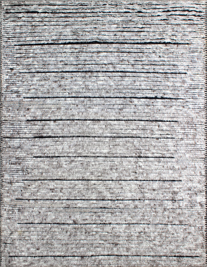 Finite Mosaics, Cryptic Genome Area Rug, Gray & Black