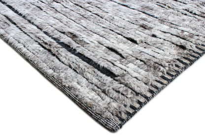 Finite Mosaics, Cryptic Genome Area Rug, Gray & Black