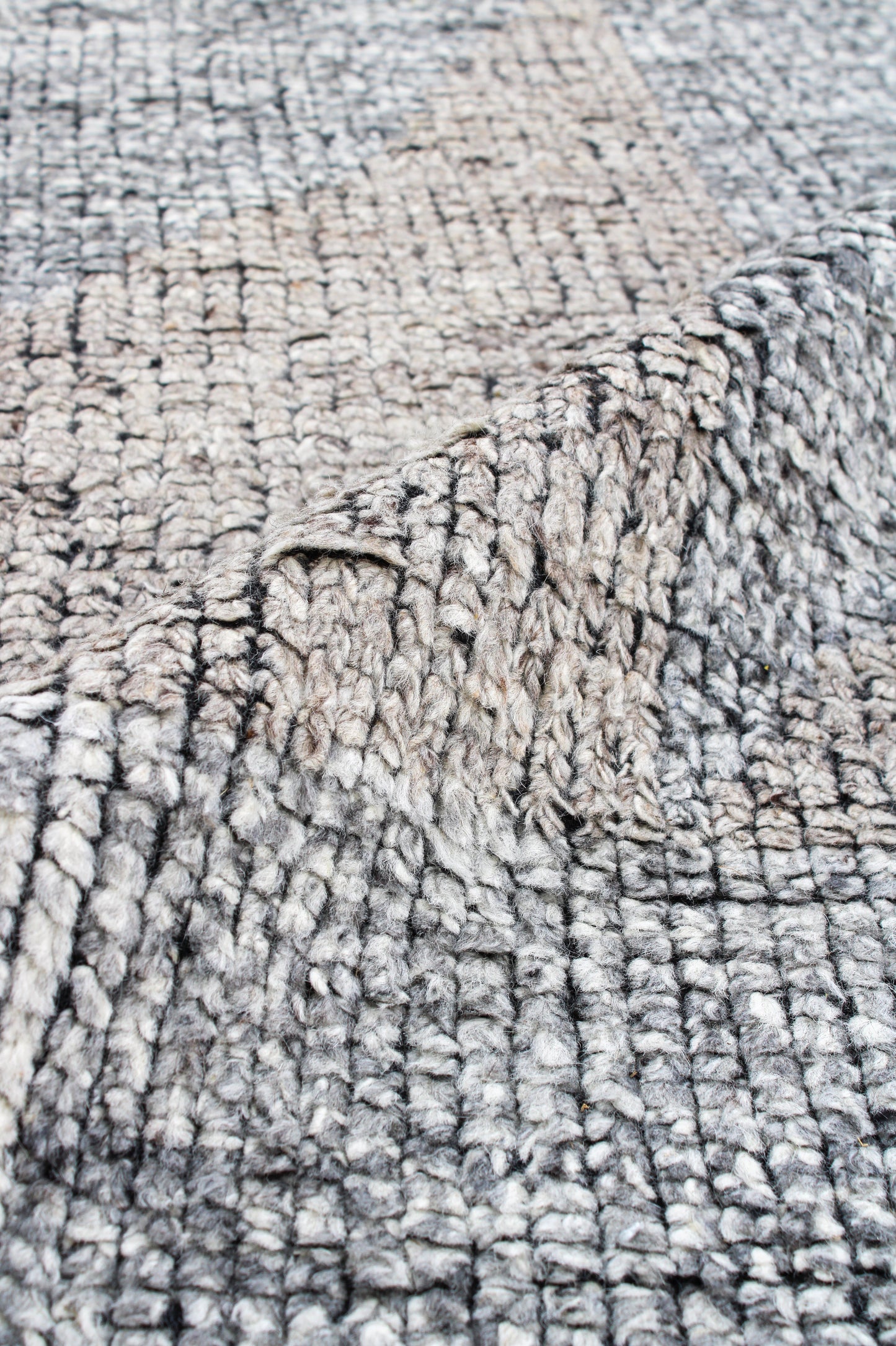Finite Mosaics, Vanishing Sails Area Rug, Gray & Beige