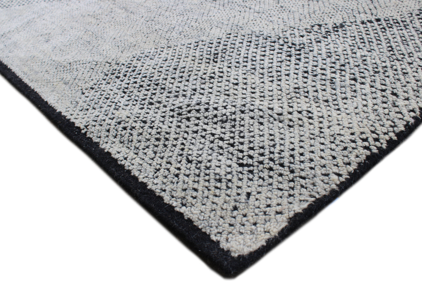 Finite Mosaics, Antithetical Allure Area Rug, Gray & Black
