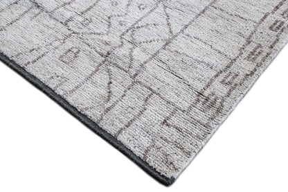 Finite Mosaics, Cryptic Enigma Area Rug, Ivory & Beige
