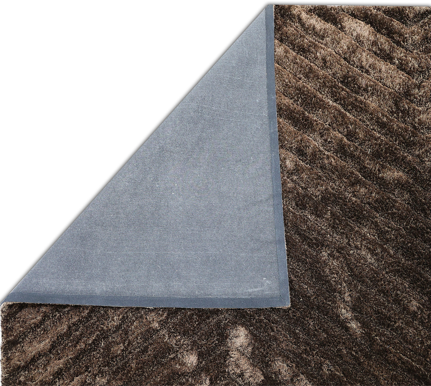 Finite Mosaics, Chevron Area Rug, Brown