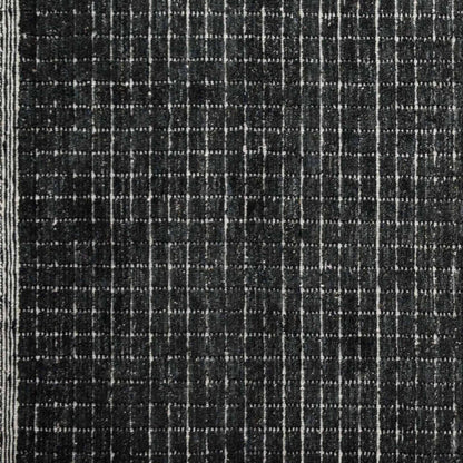 Finite Mosaics, Bamboo Fusion Area Rug, Charcoal