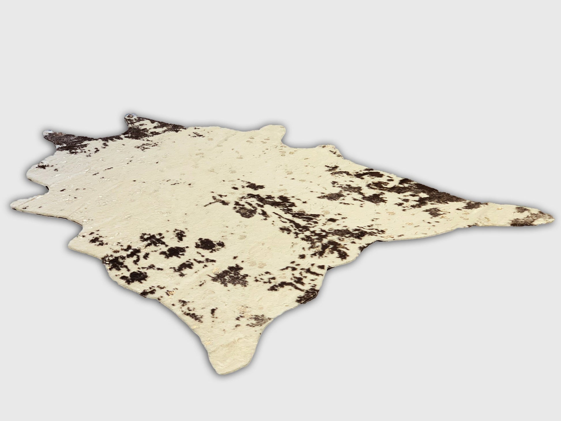 Modern Rustic Faux Fur Art Hide Metallic by Rug Factory Plus - Rug Factory Plus
