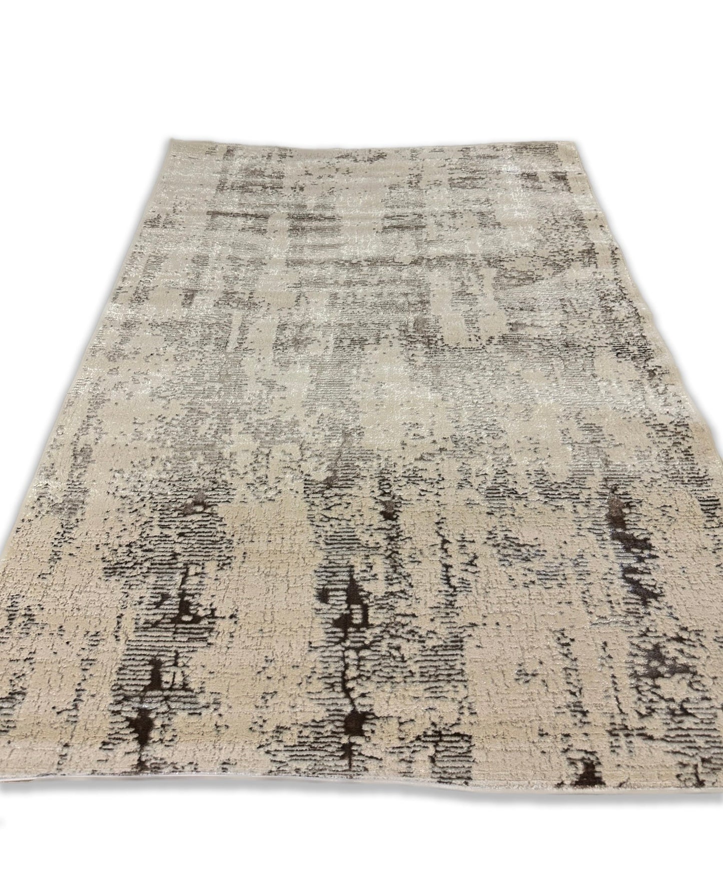 Biv Winter Forest Indoor | Outdoor Area Rug, Gray & Silver