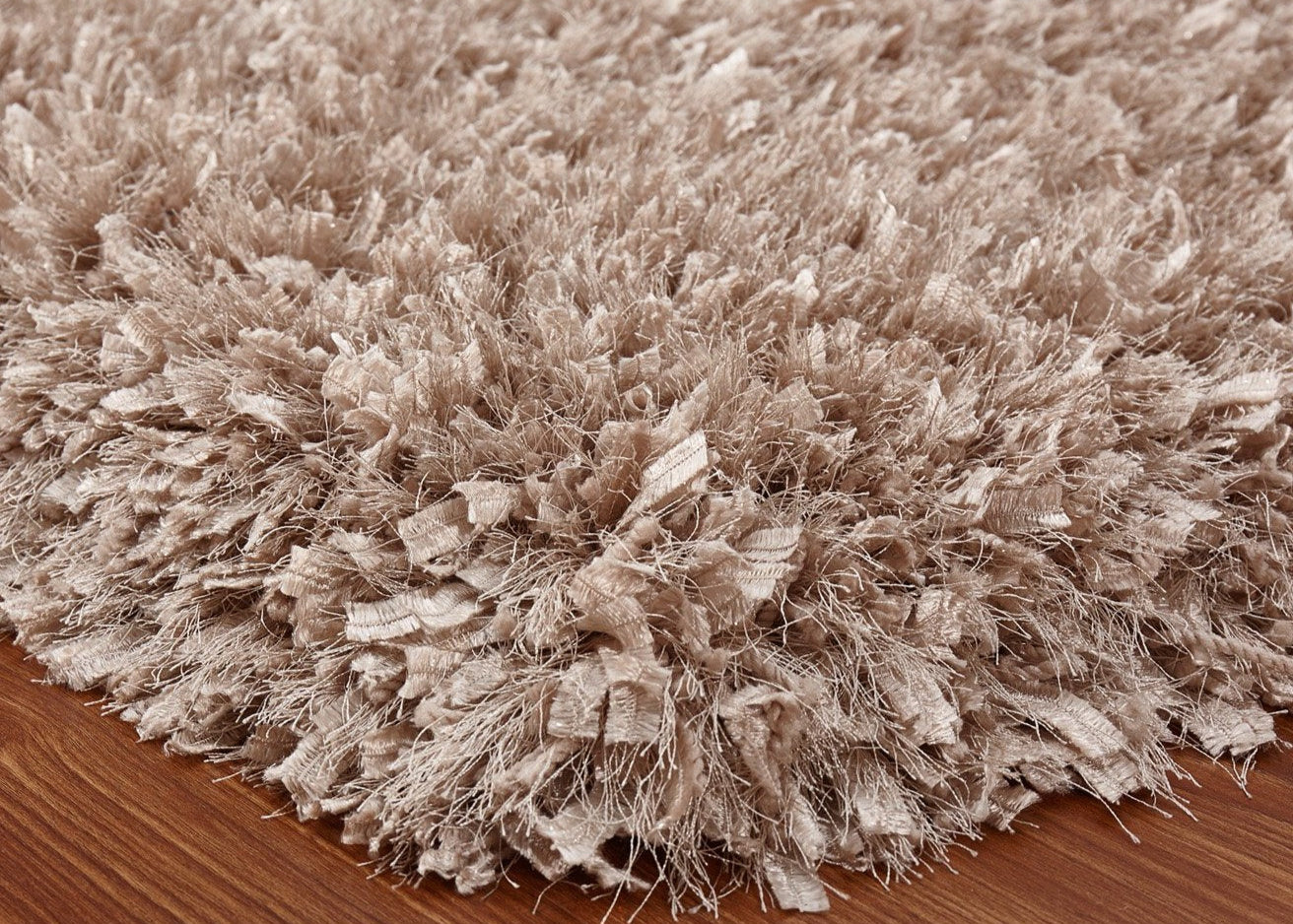 Modern Multi-textural Appx. 3" High Pile Crystal Shag Area Rug by Rug Factory Plus - Rug Factory Plus