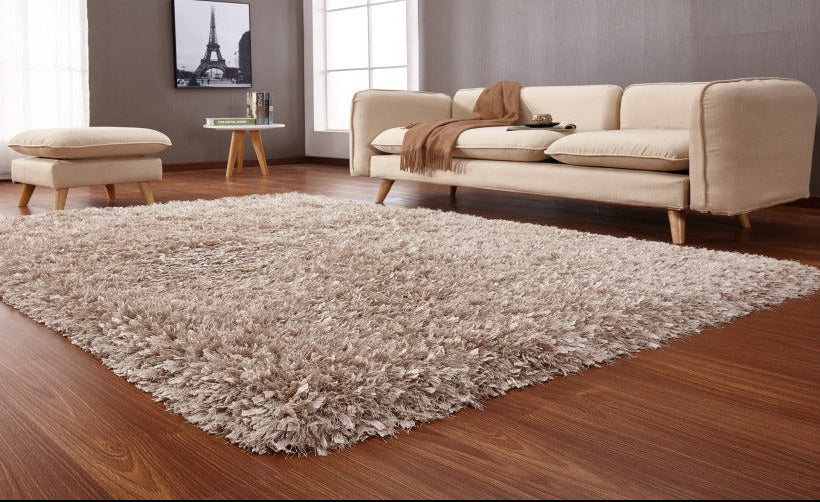 Modern Multi-textural Appx. 3" High Pile Crystal Shag Area Rug by Rug Factory Plus - Rug Factory Plus