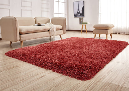 Modern Multi-textural Appx. 3" High Pile Crystal Shag Area Rug by Rug Factory Plus - Rug Factory Plus
