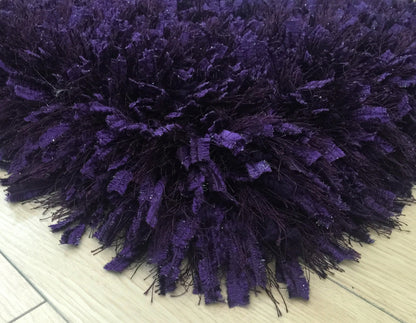 Modern Multi-textural Appx. 3" High Pile Crystal Shag Area Rug by Rug Factory Plus - Rug Factory Plus