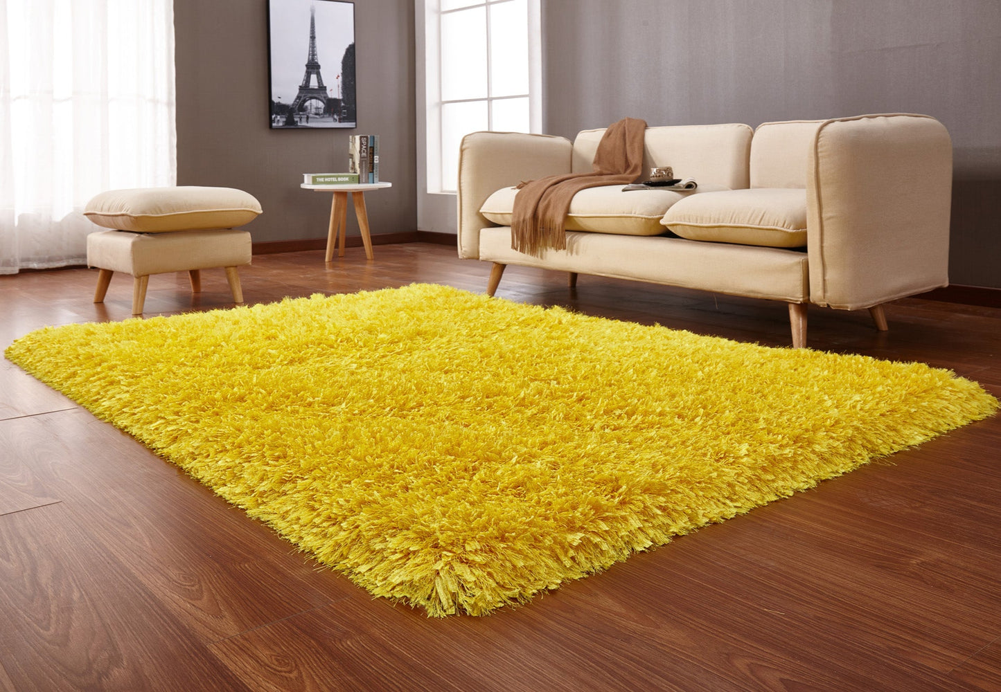Crystal Shag Multitexture Area Rug, Assorted Colors