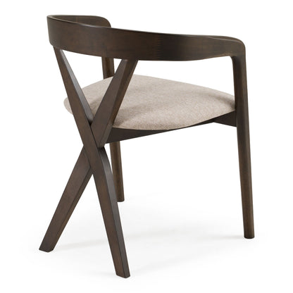 Clockwork Dining Chair, Espresso & Light Gray