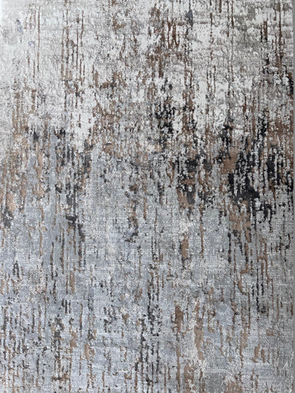 Devo Celestial Whispers Area Rug, Platinum & Gray
