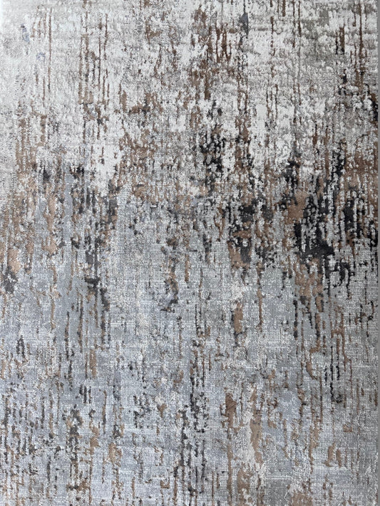 Devo Celestial Whispers Area Rug, Platinum & Gray
