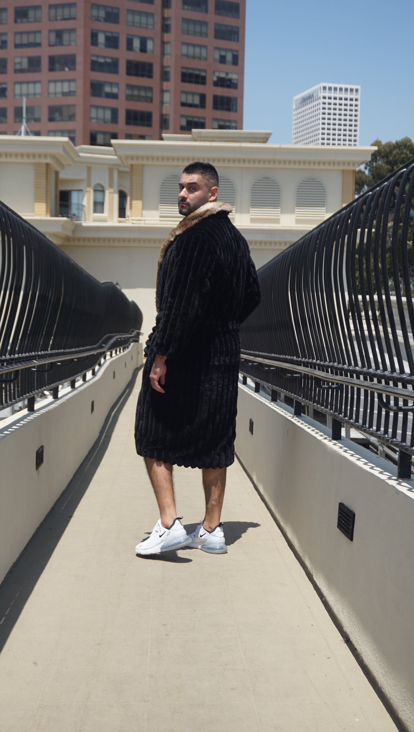 Rexa Luxury Faux Chinchilla Fur Robe, Assorted Colors