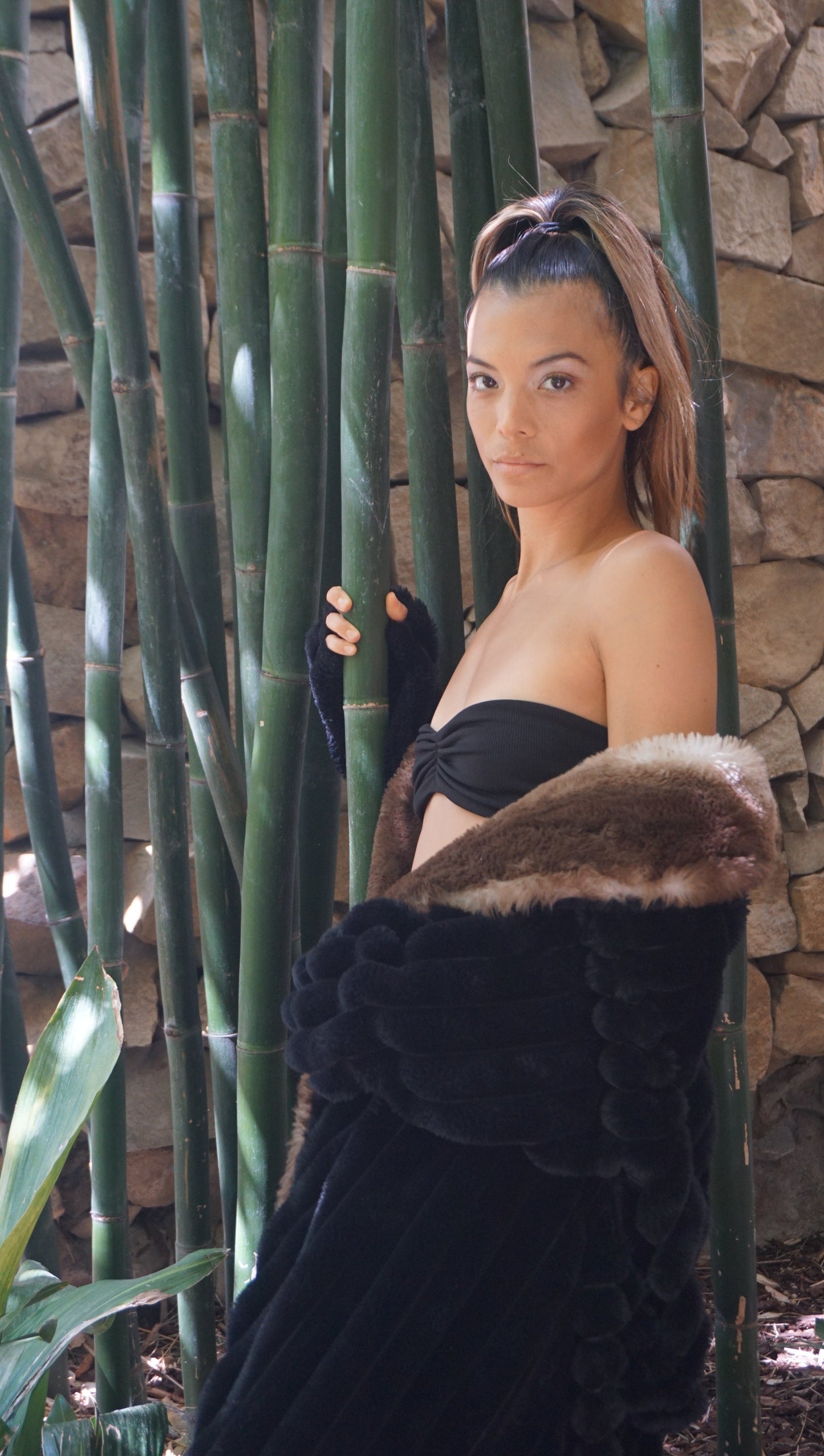 Rexa Luxury Faux Chinchilla Fur Robe, Assorted Colors