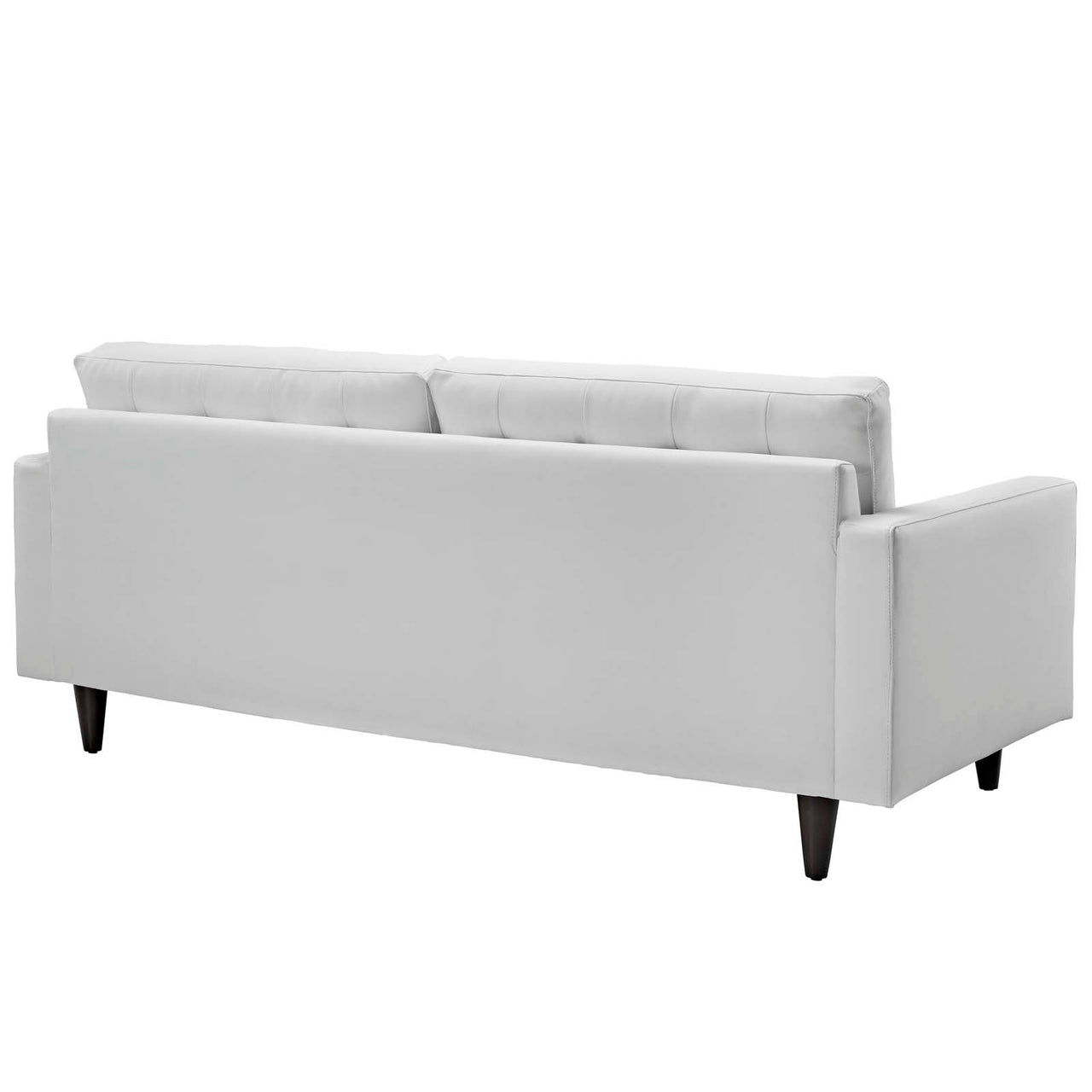 Dynasty Bonded Leather Sofa, White