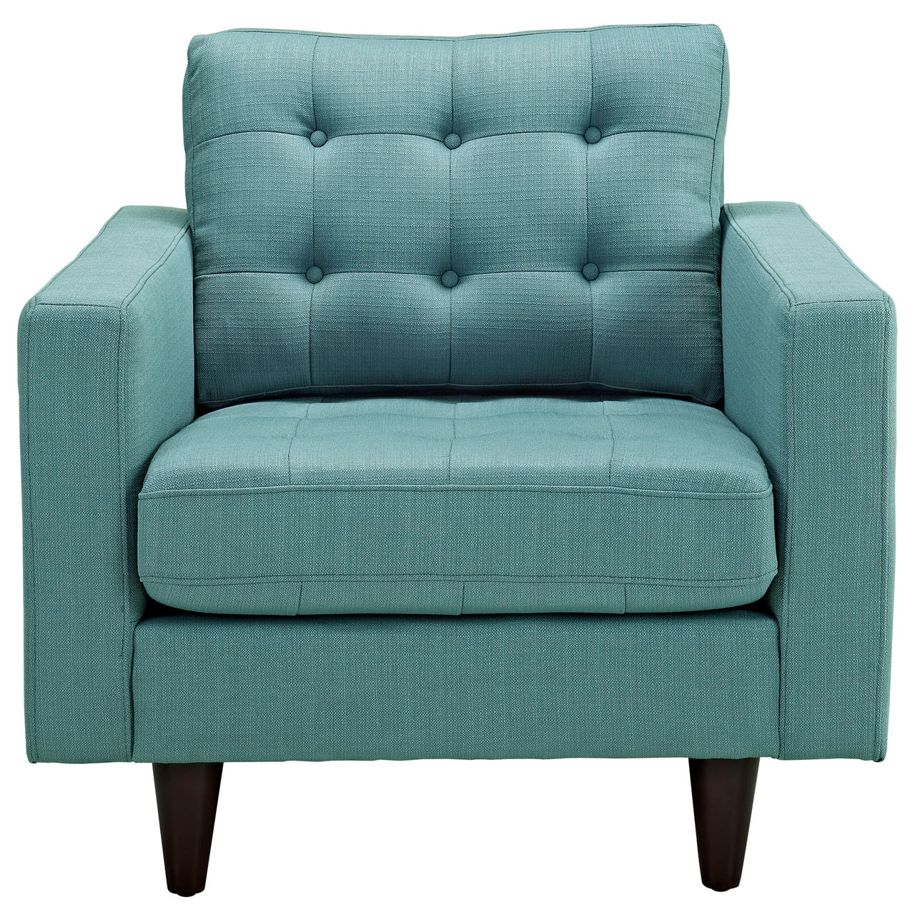 Dynasty Textured Fabric Armchair, Aqua Green