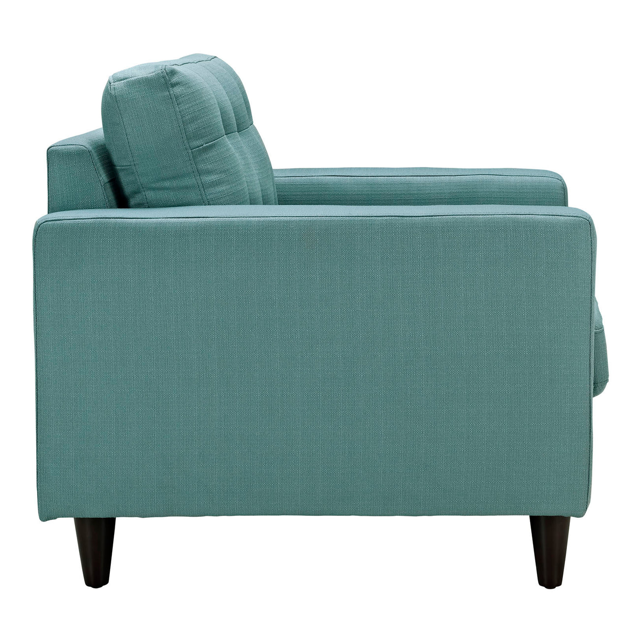 Dynasty Textured Fabric Armchair, Aqua Green