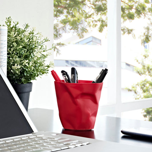 Magma Pencil Holder, Red