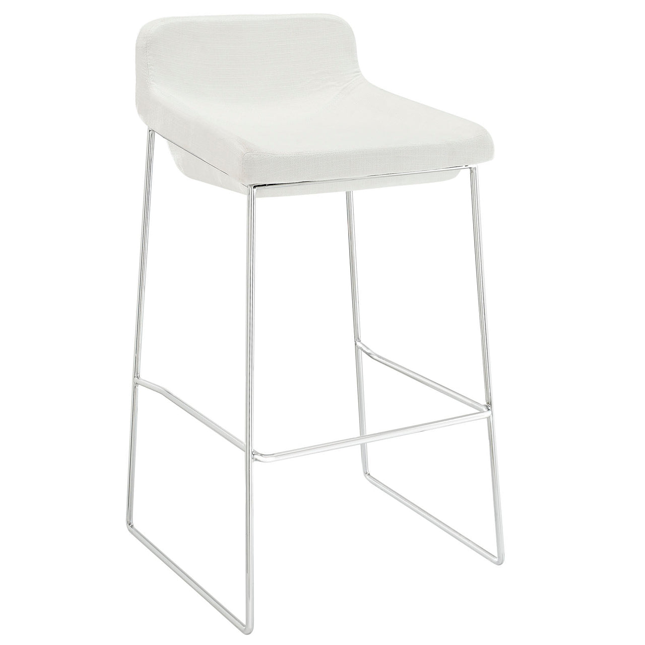 Garner Bar Stool, White