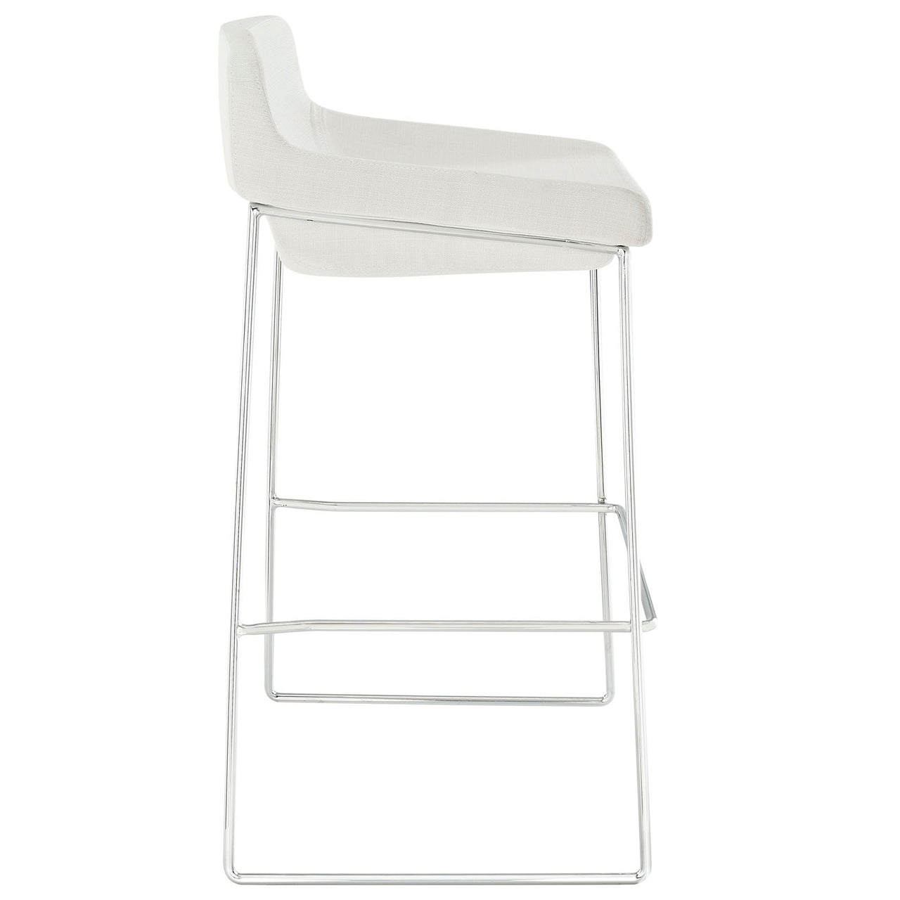 Garner Bar Stool, White
