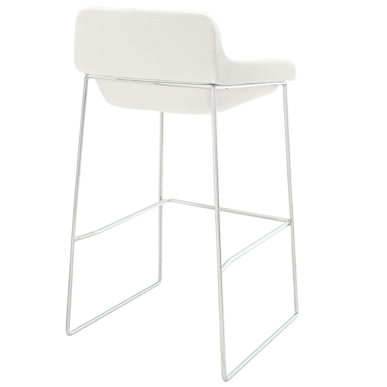 Garner Bar Stool, White