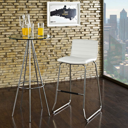 Current Bar Stool, White
