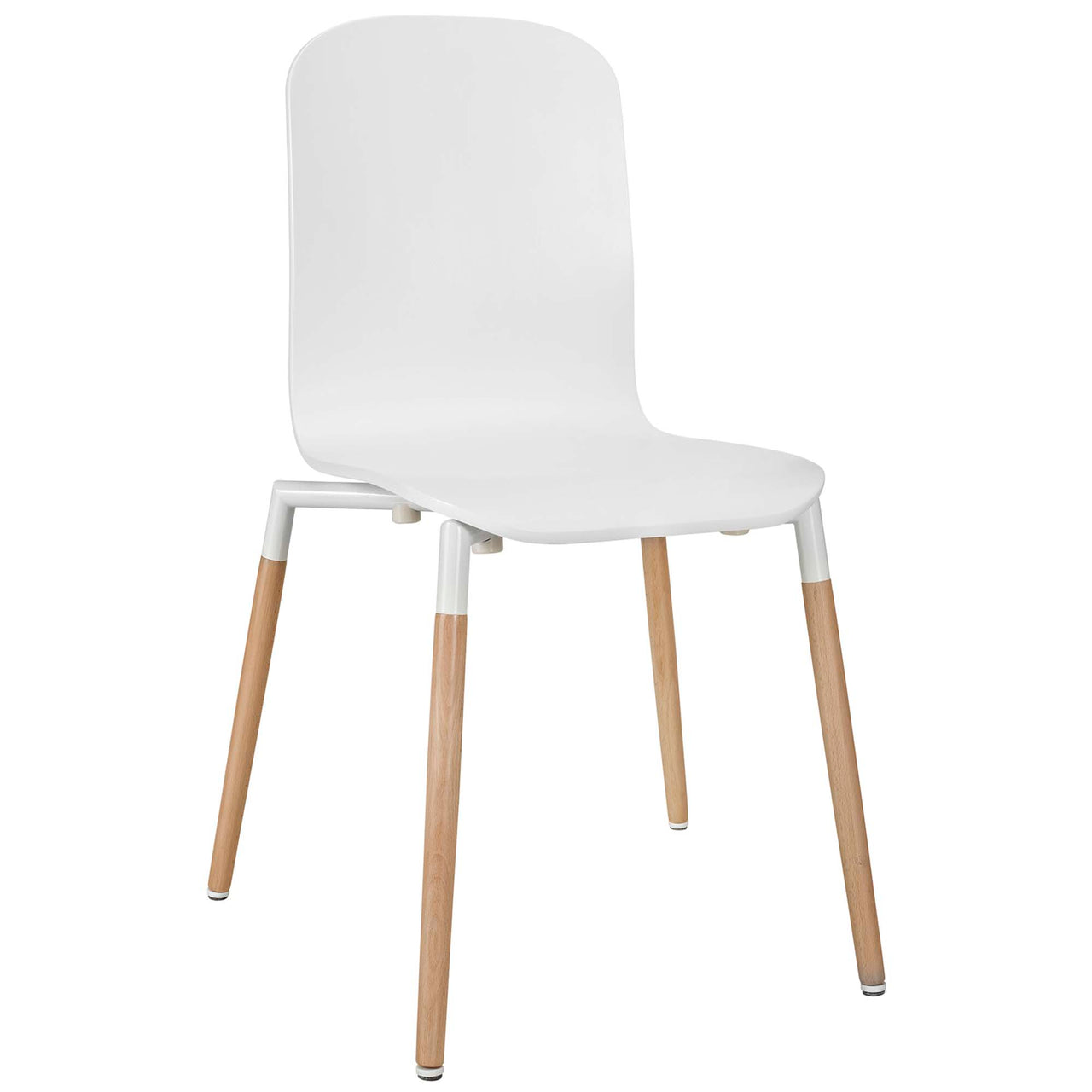 Synthesia Dining Wood Side Chair, White