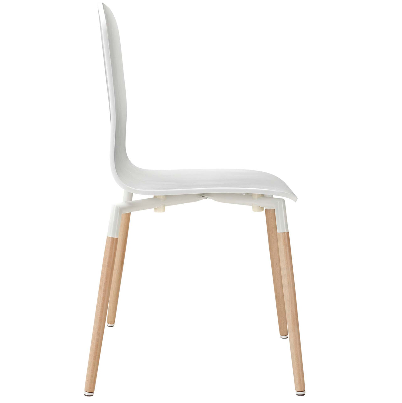 Synthesia Dining Wood Side Chair, White