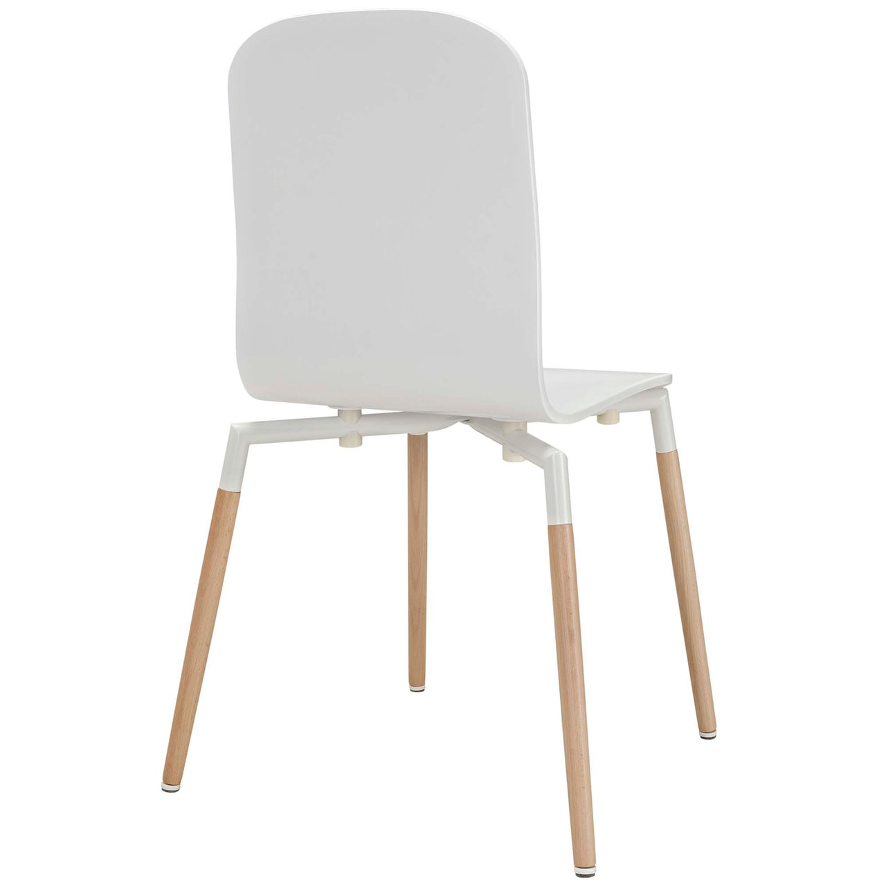Synthesia Dining Wood Side Chair, White