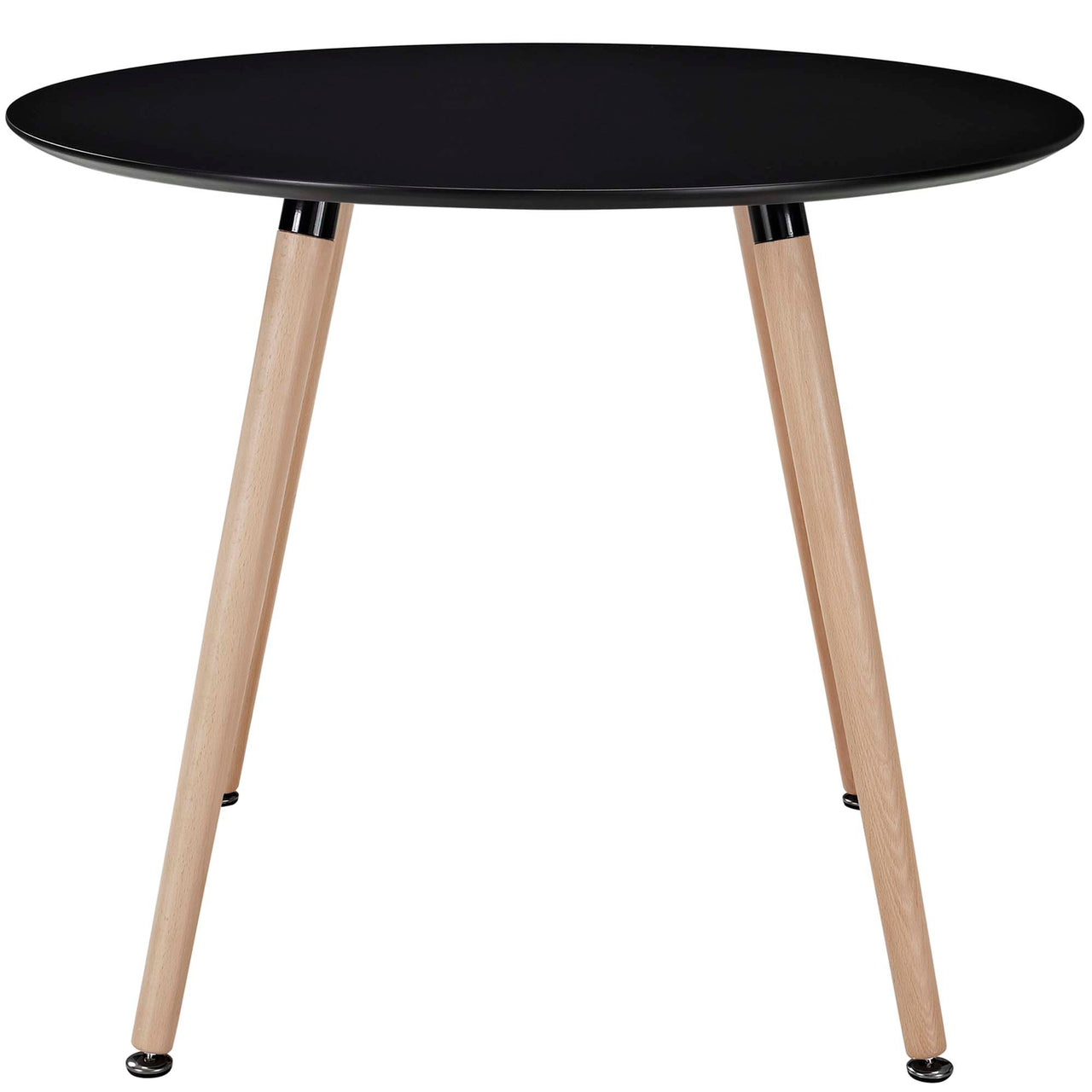 Nascence Round Dining Table, Black