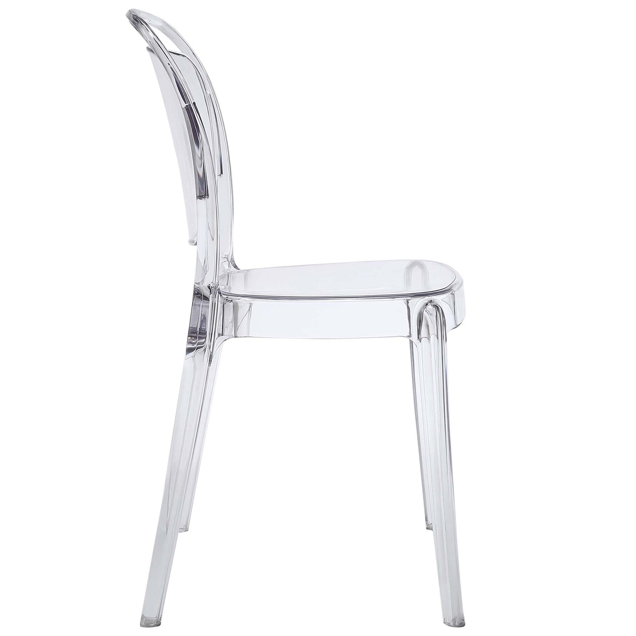 Intrigue Dining Chair, Clear
