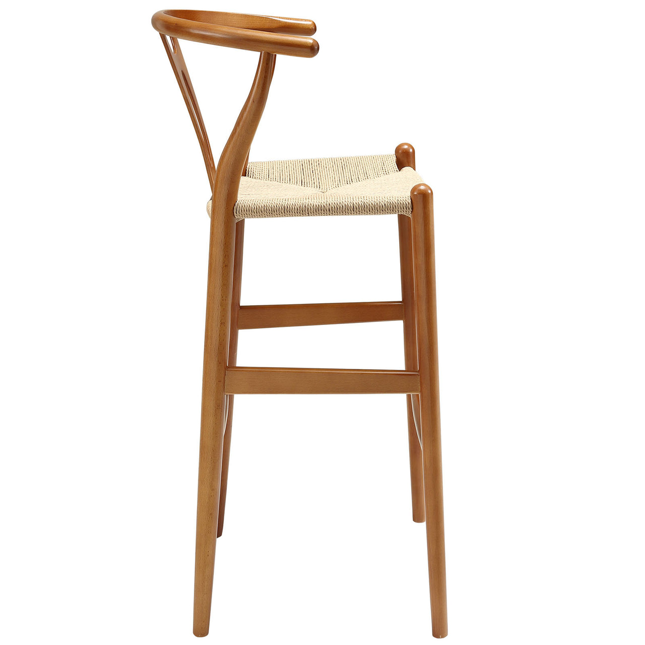 Shaker Wood Bar Stool, Walnut