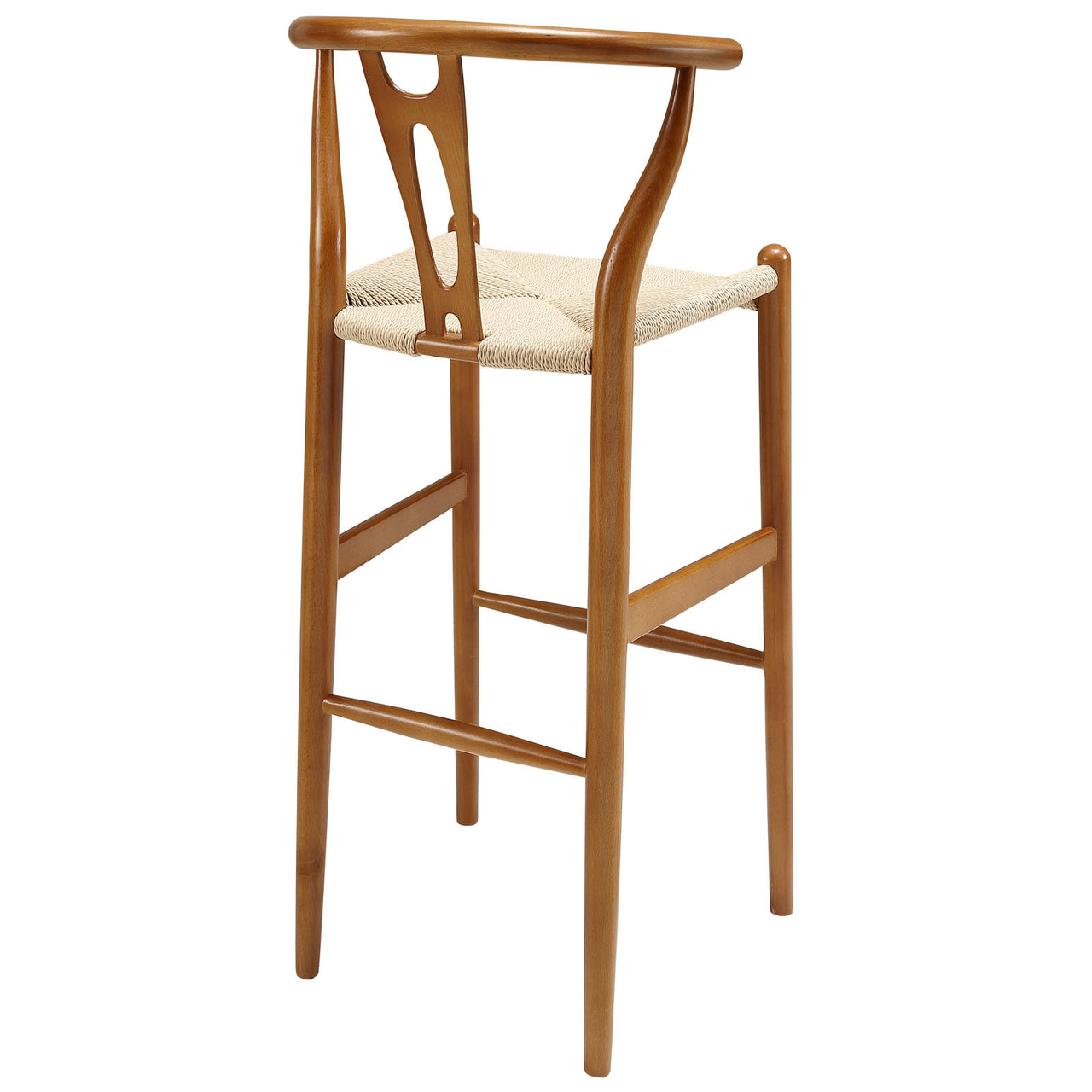 Shaker Wood Bar Stool, Walnut