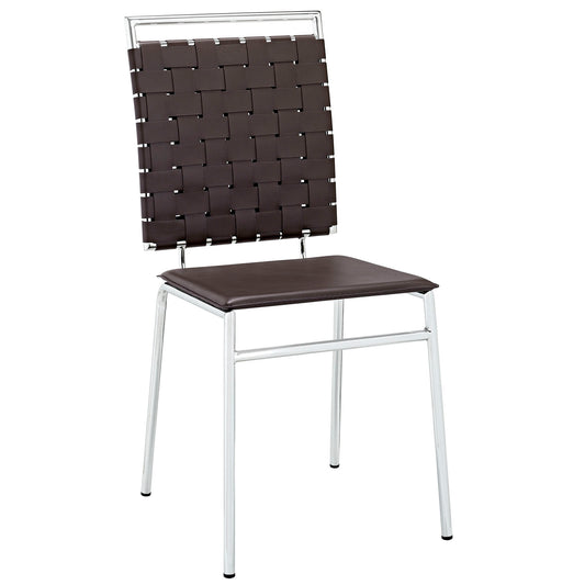 Weave Dining Chair, Brown