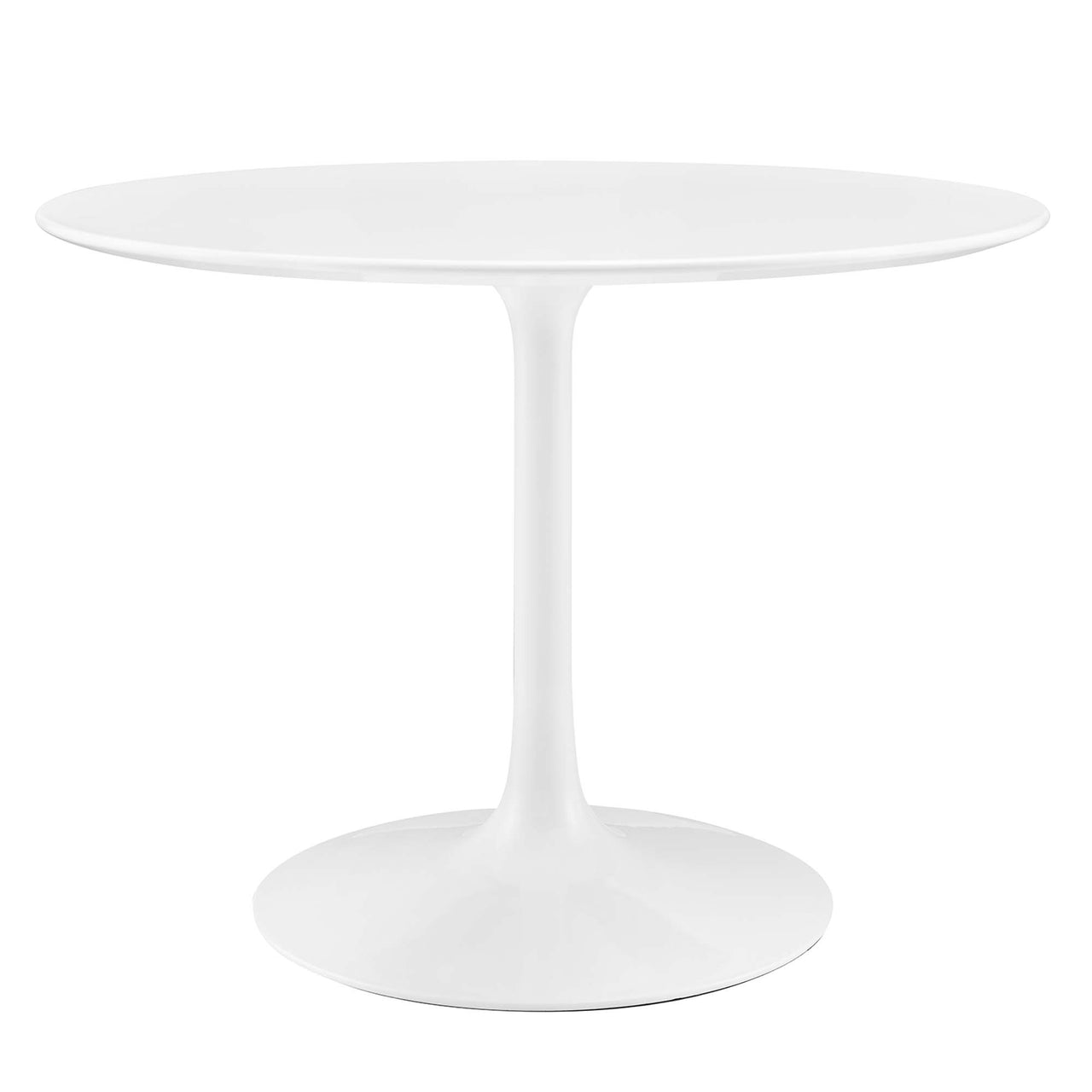 Ensemble Round Dining Table, Medium, White