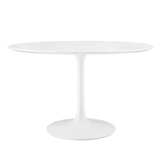 Ensemble Round Dining Table, Large, White
