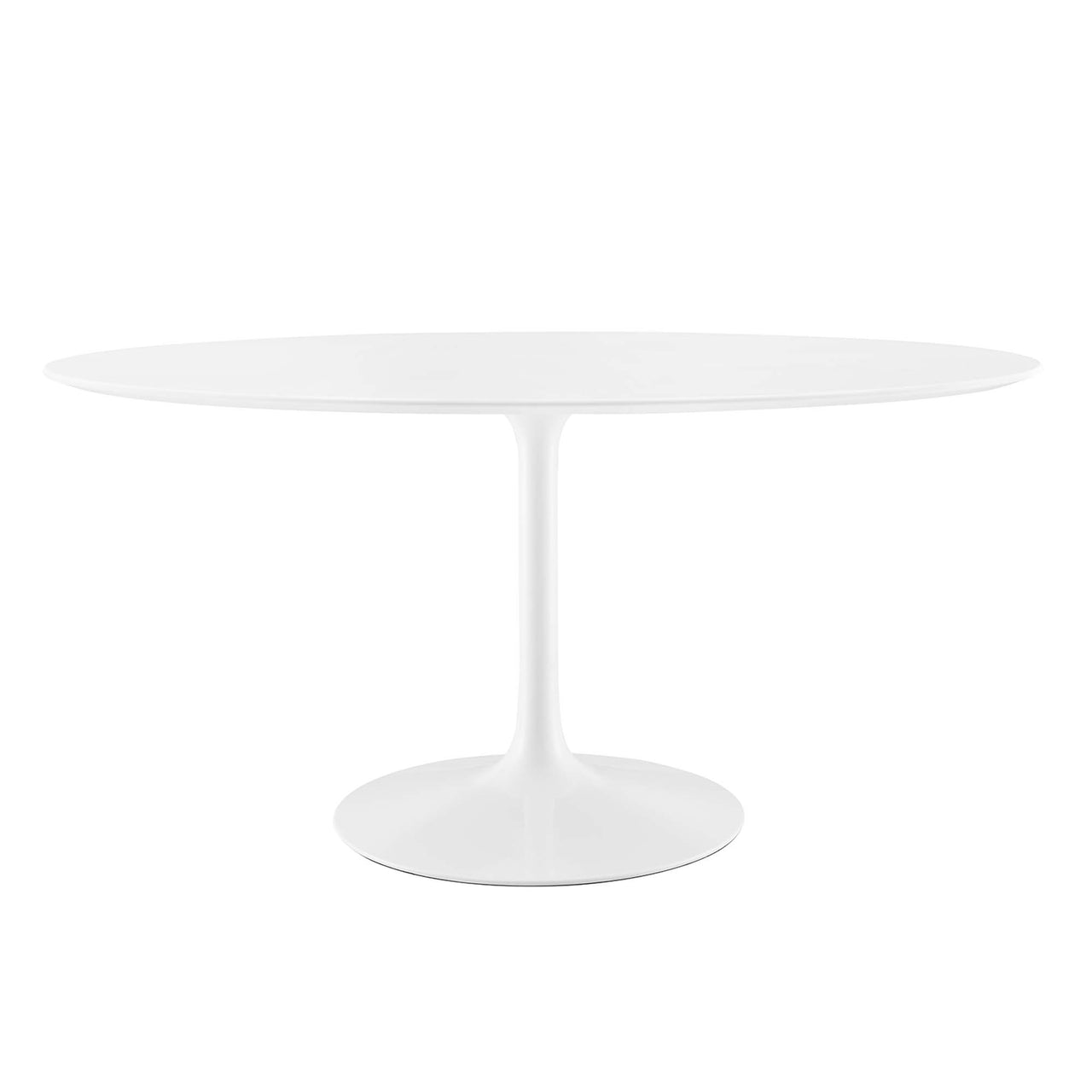 Ensemble Oval Dining Table, Large, White