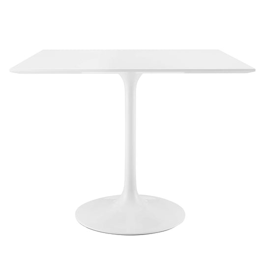 Ensemble Square Dining Table, Medium, White