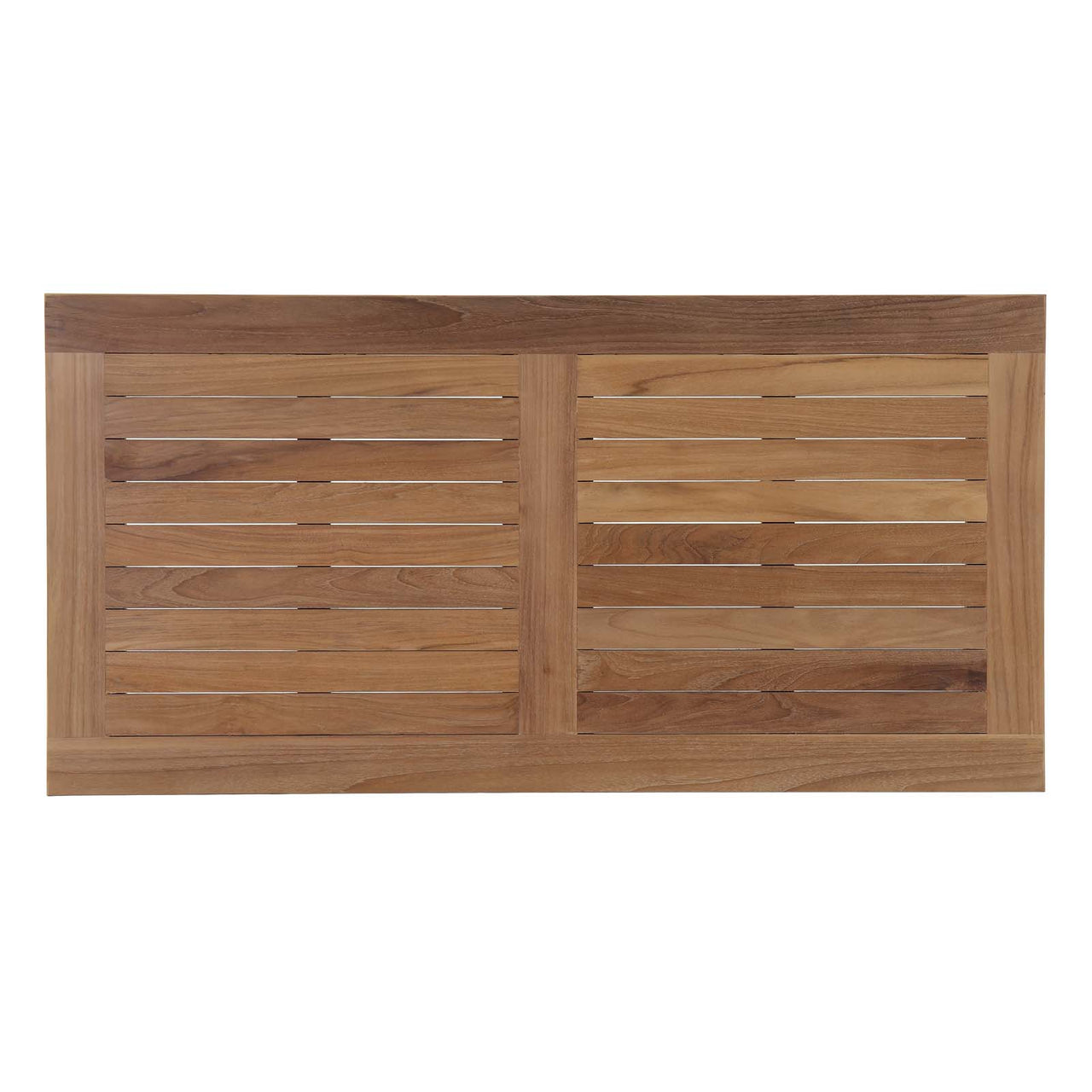 Marina Outdoor Patio Teak Rectangle Coffee Table, Natural Wood