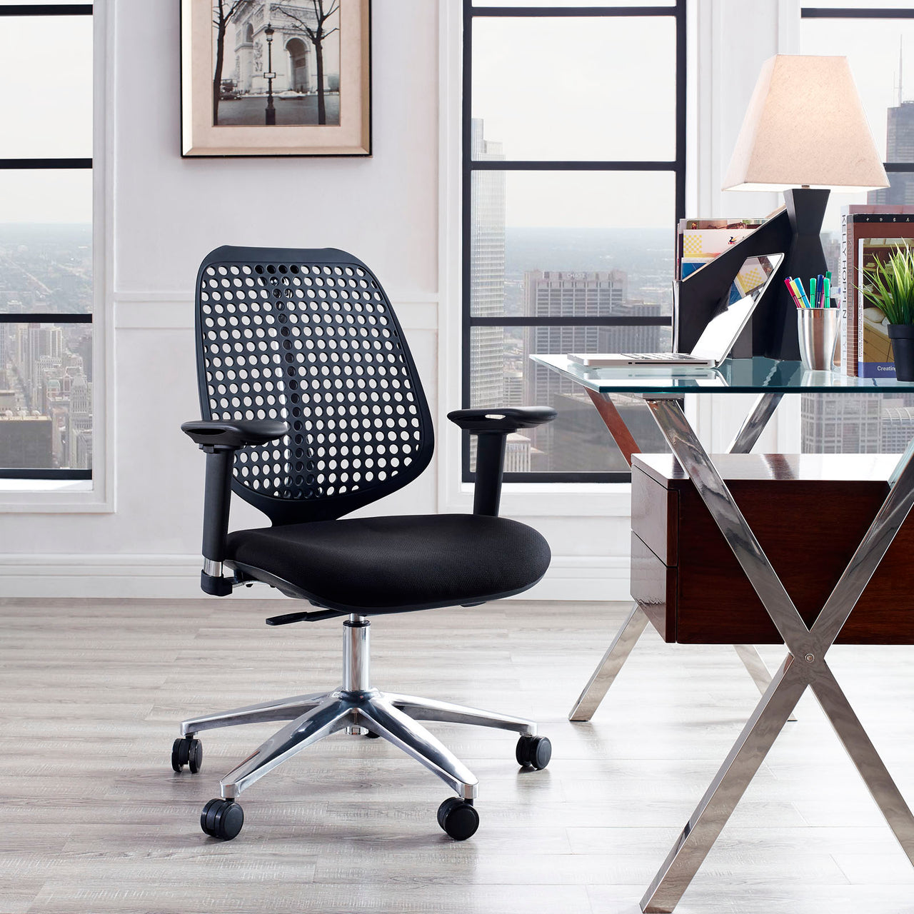 Reverb Premium Office Chair, Black