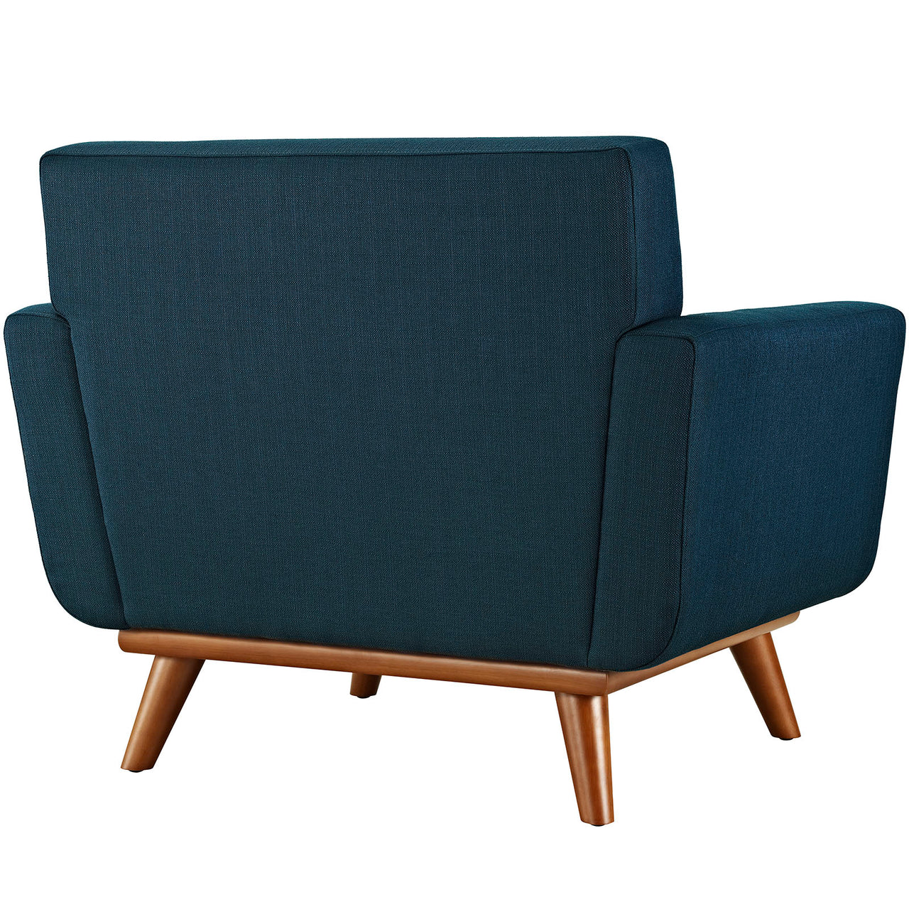 Engage Upholstered Fabric Armchair, Azure
