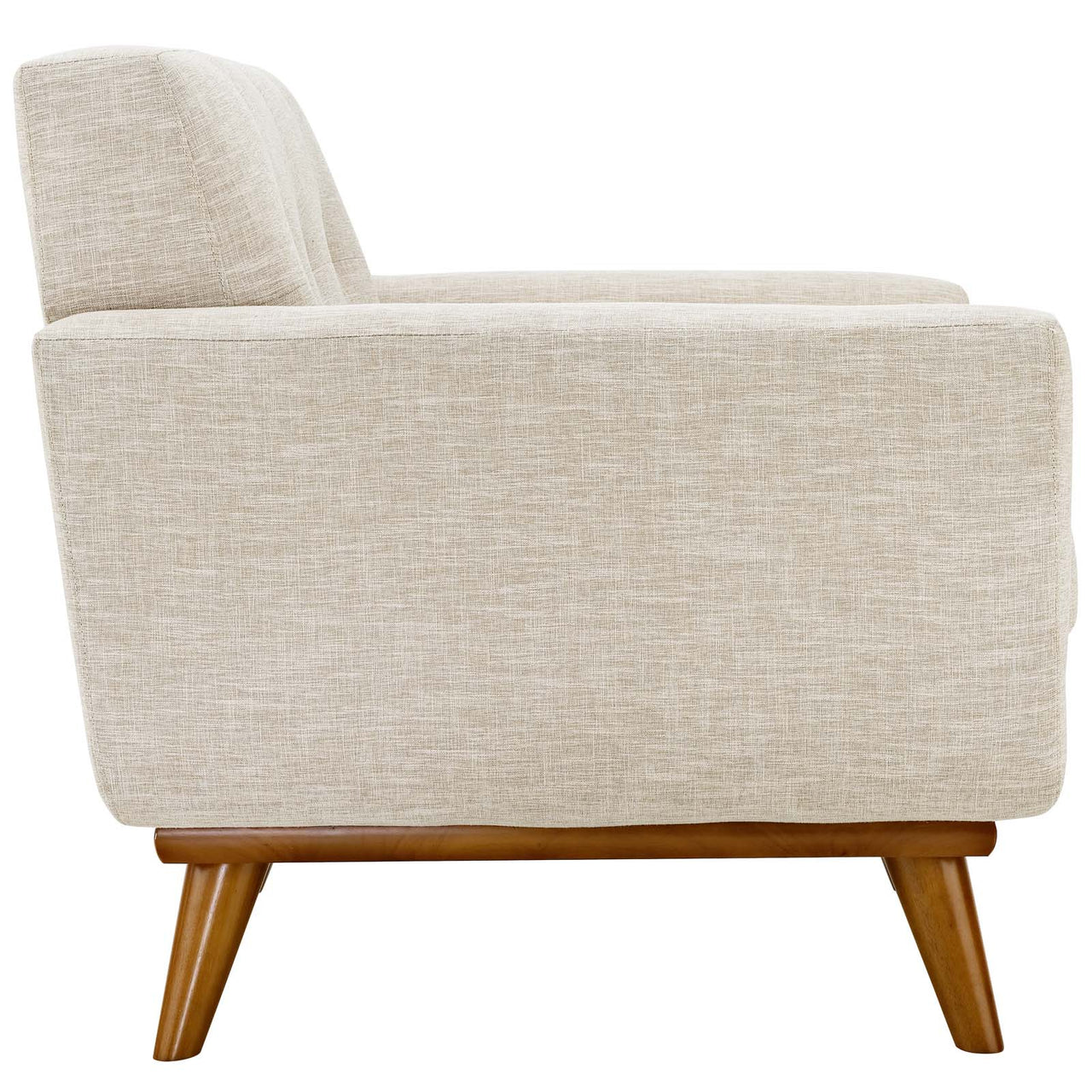 Rendezvous Textured Fabric Armchair, Beige