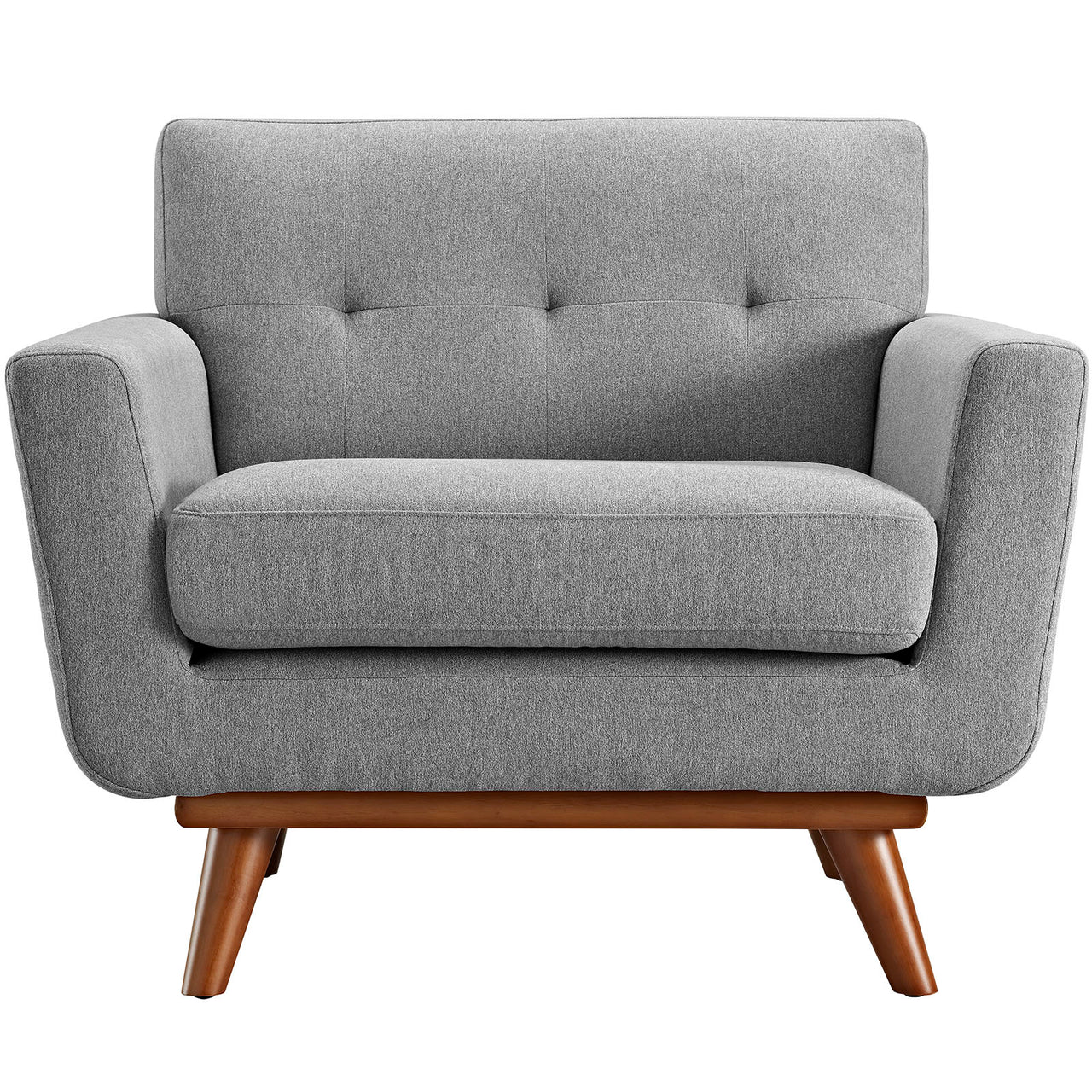 Engage Upholstered Fabric Armchair, Expectation Gray