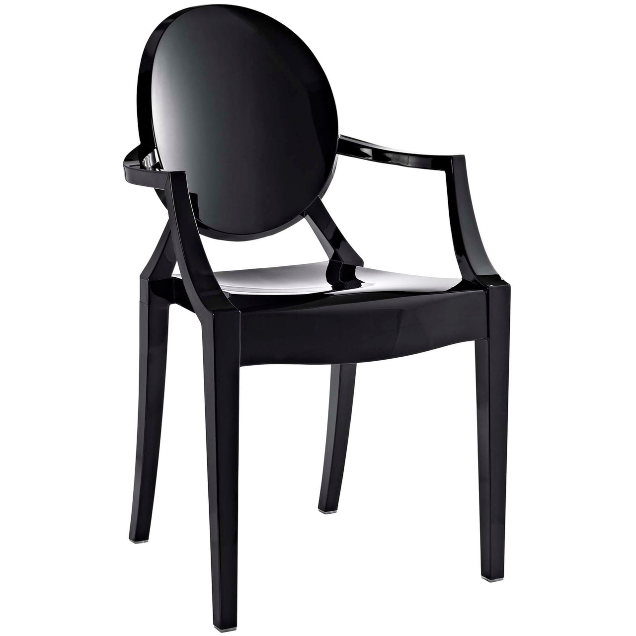 Elysian Indoor | Outdoor Dining Armchair, Black