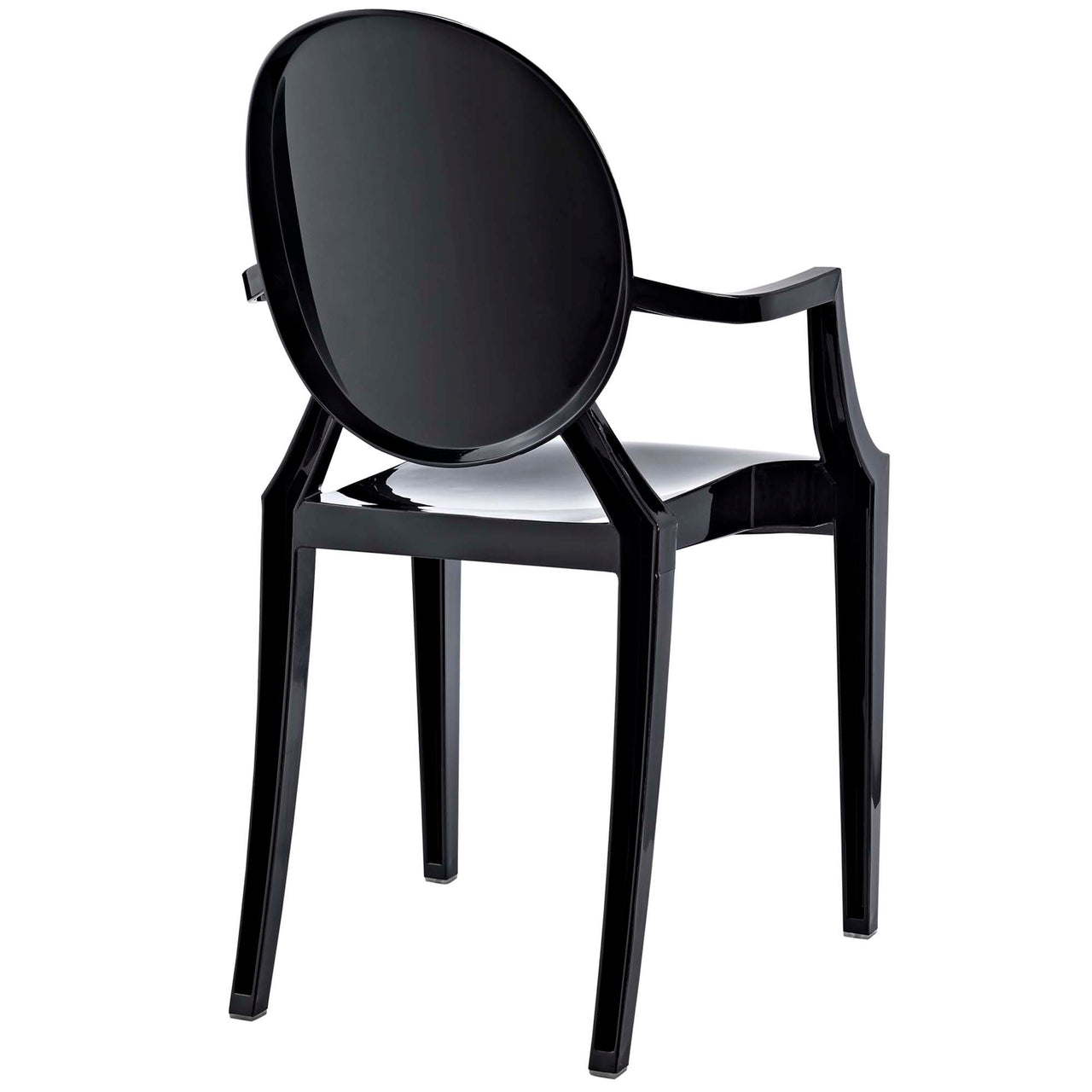 Elysian Indoor | Outdoor Dining Armchair, Black