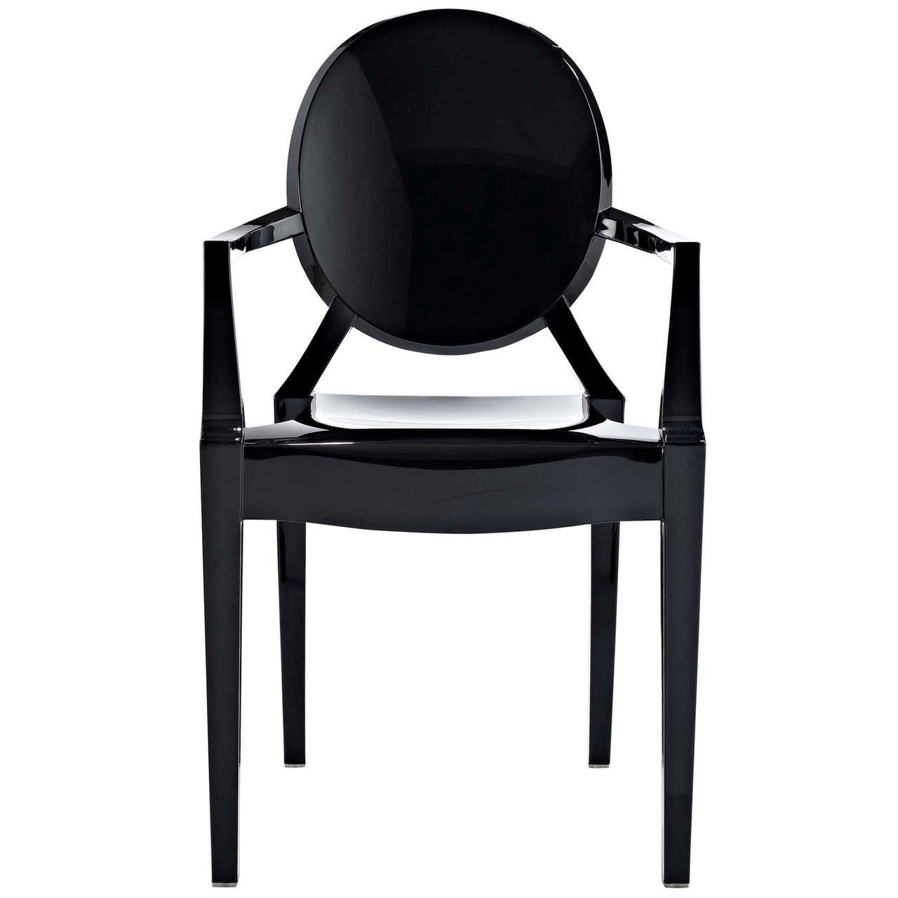 Elysian Indoor | Outdoor Dining Armchair, Black
